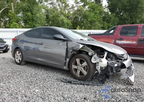 2013 Hyundai Elantra Gls from USA, damaged, VIN 5NPDH4AE8DH195852